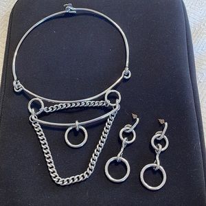 BCBG Choker and Earrings